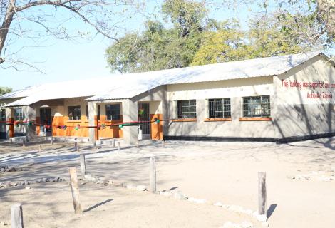 A 1X3 classroom block constructed by Actionaid at kantongo Primary school handed over to Government 