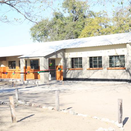 A 1X3 classroom block constructed by Actionaid at kantongo Primary school handed over to Government 